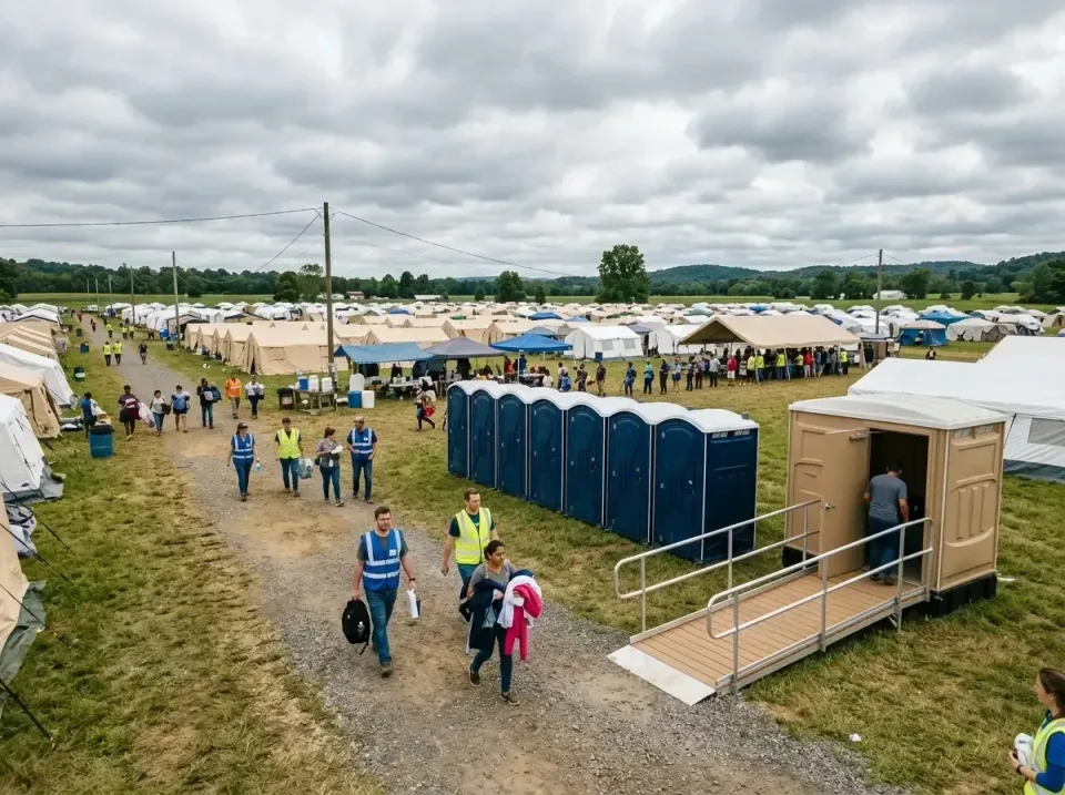 disaster-relief-camp-restrooms-010 — frequently asked questions, Dumpster & Portable Bathrooms Rental in Howe, TX